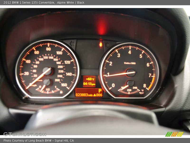 Alpine White / Black 2012 BMW 1 Series 135i Convertible