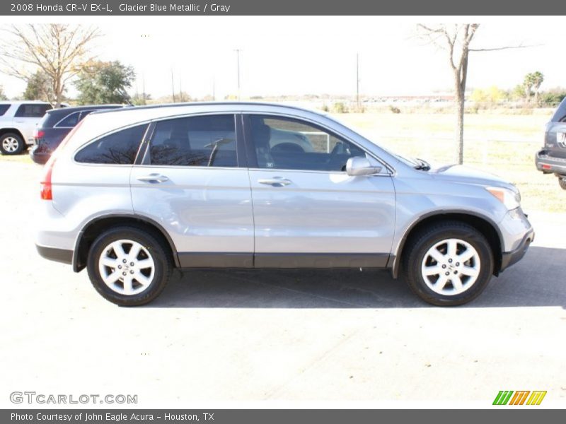 Glacier Blue Metallic / Gray 2008 Honda CR-V EX-L
