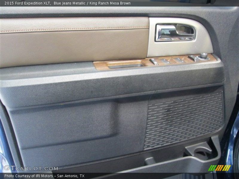 Blue Jeans Metallic / King Ranch Mesa Brown 2015 Ford Expedition XLT