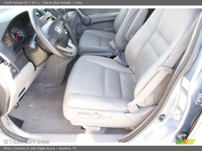Glacier Blue Metallic / Gray 2008 Honda CR-V EX-L