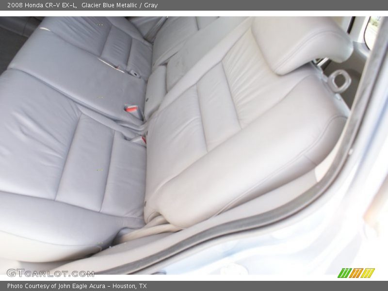 Glacier Blue Metallic / Gray 2008 Honda CR-V EX-L