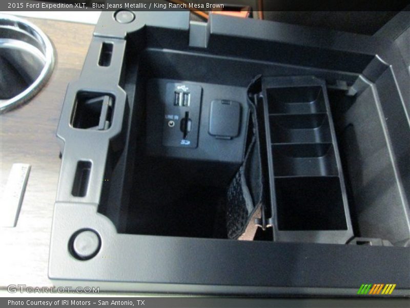 Blue Jeans Metallic / King Ranch Mesa Brown 2015 Ford Expedition XLT
