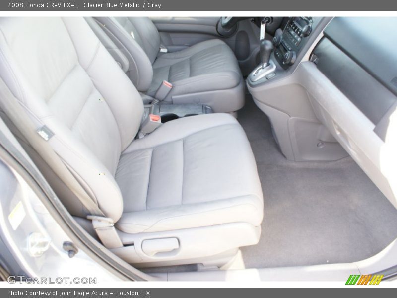 Glacier Blue Metallic / Gray 2008 Honda CR-V EX-L