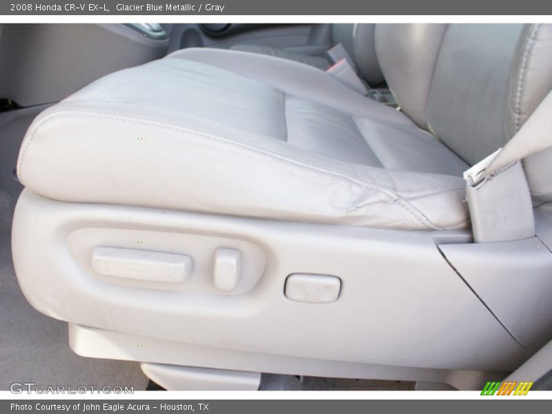Glacier Blue Metallic / Gray 2008 Honda CR-V EX-L