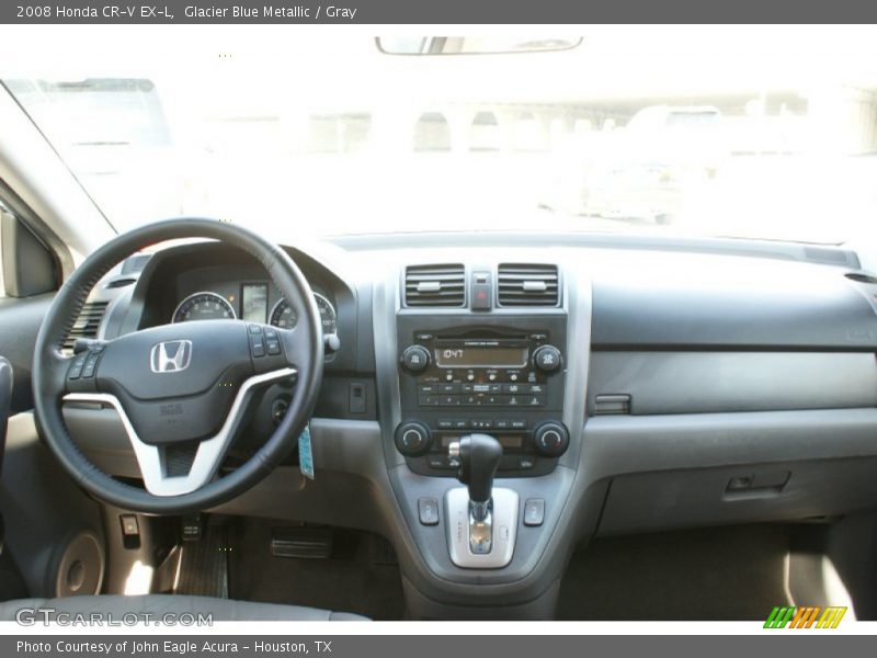 Glacier Blue Metallic / Gray 2008 Honda CR-V EX-L