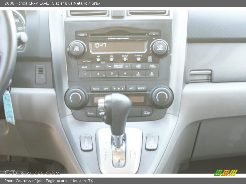 Glacier Blue Metallic / Gray 2008 Honda CR-V EX-L
