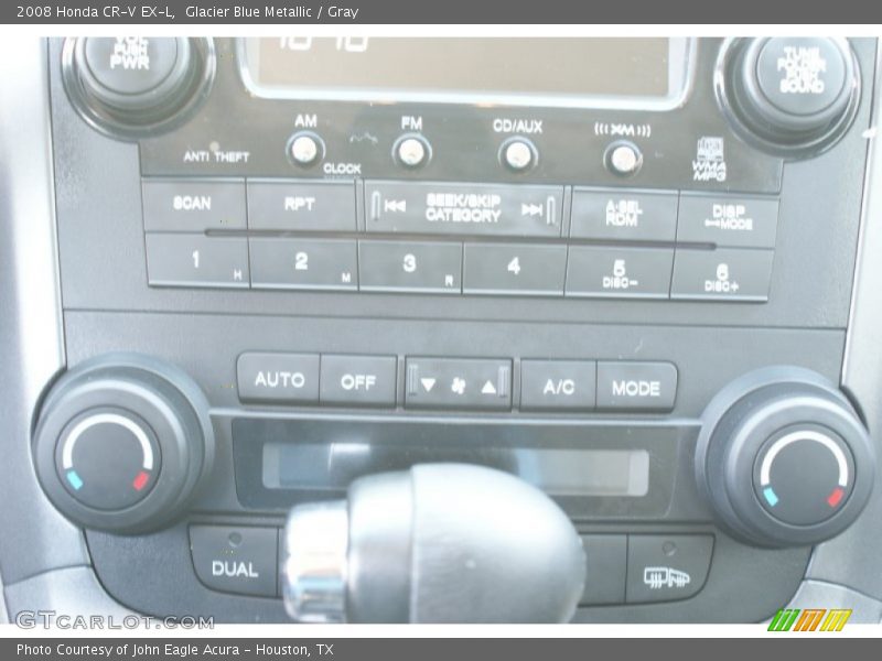 Glacier Blue Metallic / Gray 2008 Honda CR-V EX-L