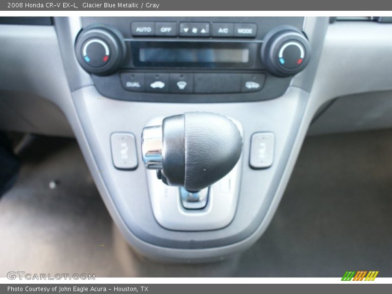 Glacier Blue Metallic / Gray 2008 Honda CR-V EX-L