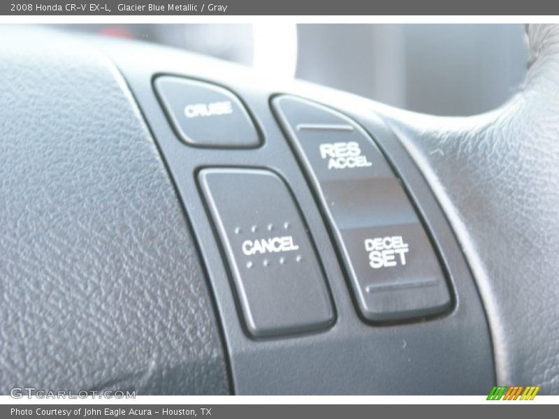 Glacier Blue Metallic / Gray 2008 Honda CR-V EX-L