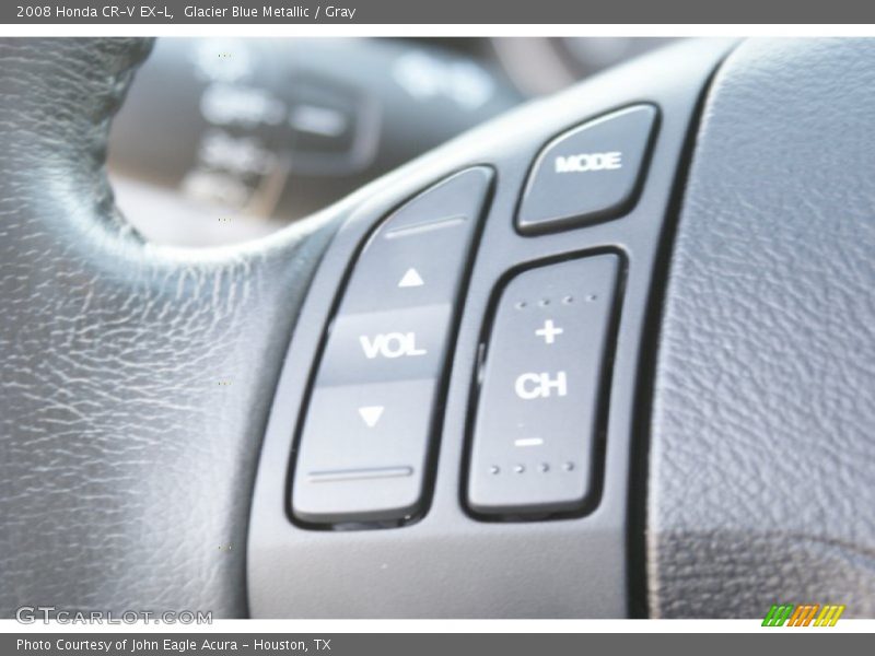 Glacier Blue Metallic / Gray 2008 Honda CR-V EX-L