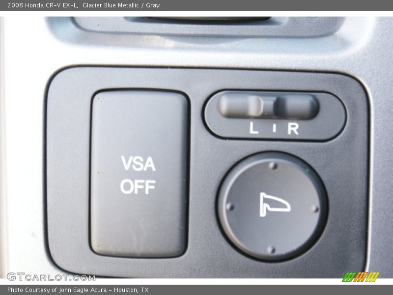 Glacier Blue Metallic / Gray 2008 Honda CR-V EX-L