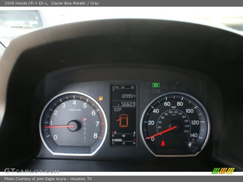 Glacier Blue Metallic / Gray 2008 Honda CR-V EX-L