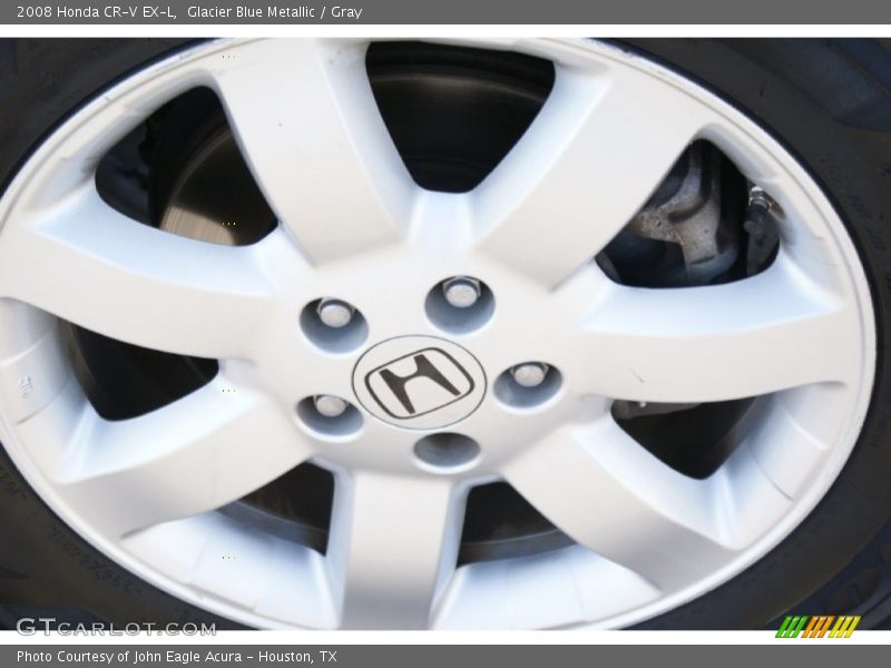 Glacier Blue Metallic / Gray 2008 Honda CR-V EX-L