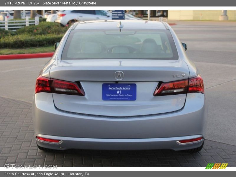 Slate Silver Metallic / Graystone 2015 Acura TLX 2.4