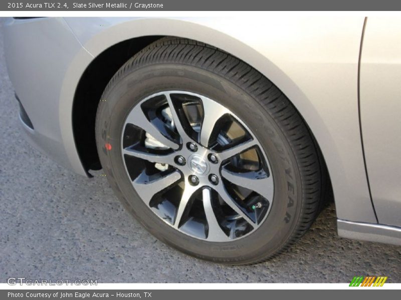Slate Silver Metallic / Graystone 2015 Acura TLX 2.4