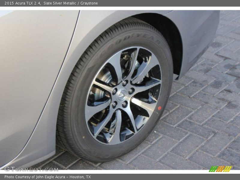 Slate Silver Metallic / Graystone 2015 Acura TLX 2.4
