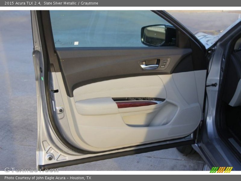 Slate Silver Metallic / Graystone 2015 Acura TLX 2.4