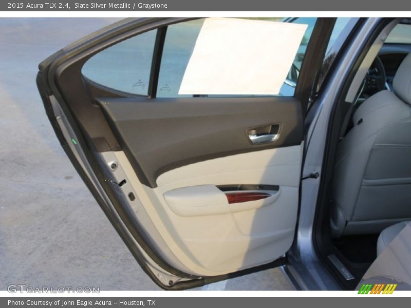 Slate Silver Metallic / Graystone 2015 Acura TLX 2.4