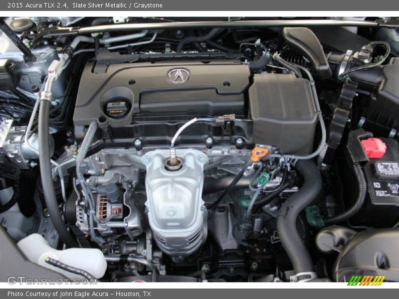 Slate Silver Metallic / Graystone 2015 Acura TLX 2.4