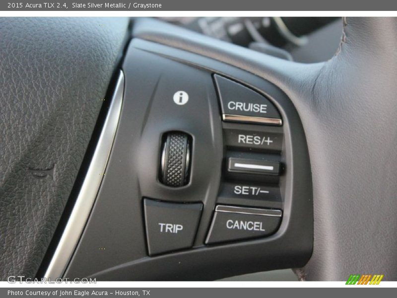 Slate Silver Metallic / Graystone 2015 Acura TLX 2.4