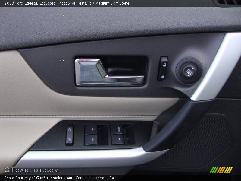 Ingot Silver Metallic / Medium Light Stone 2013 Ford Edge SE EcoBoost
