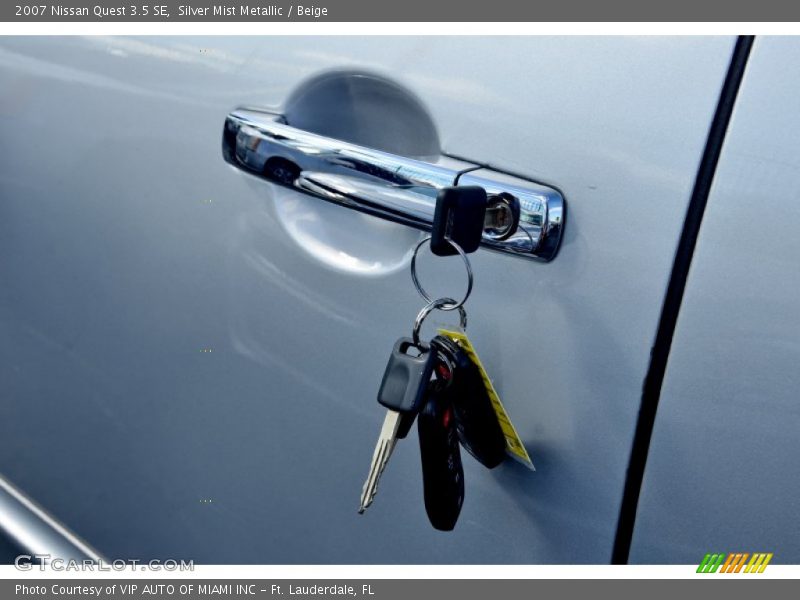 Silver Mist Metallic / Beige 2007 Nissan Quest 3.5 SE