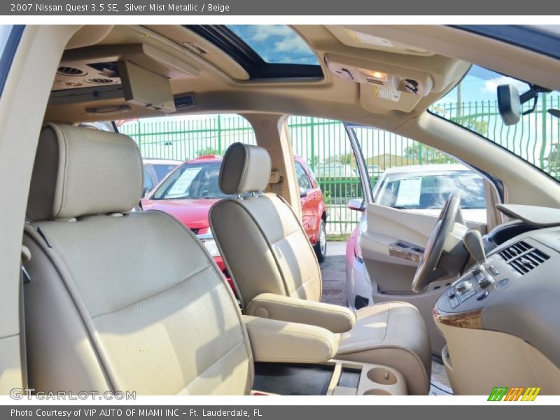 Silver Mist Metallic / Beige 2007 Nissan Quest 3.5 SE