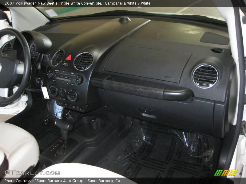 Campanella White / White 2007 Volkswagen New Beetle Triple White Convertible