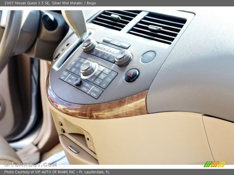 Silver Mist Metallic / Beige 2007 Nissan Quest 3.5 SE