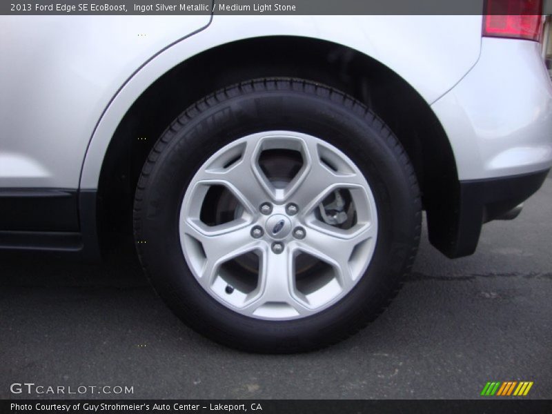 Ingot Silver Metallic / Medium Light Stone 2013 Ford Edge SE EcoBoost