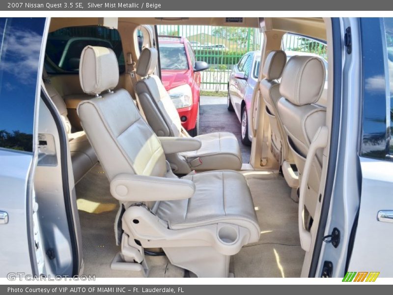 Silver Mist Metallic / Beige 2007 Nissan Quest 3.5 SE