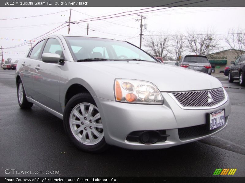 Quick Silver / Black 2012 Mitsubishi Galant FE
