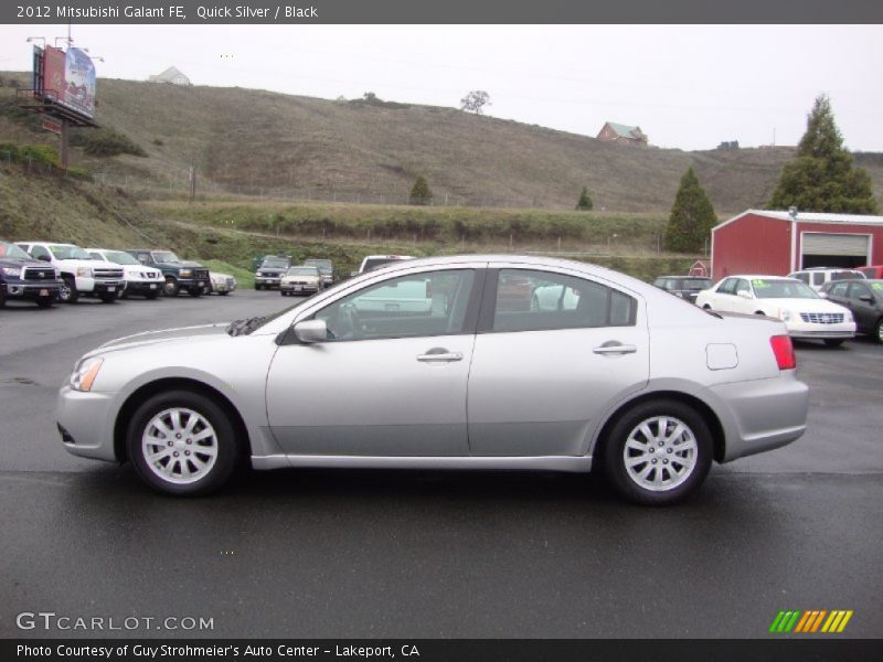 Quick Silver / Black 2012 Mitsubishi Galant FE