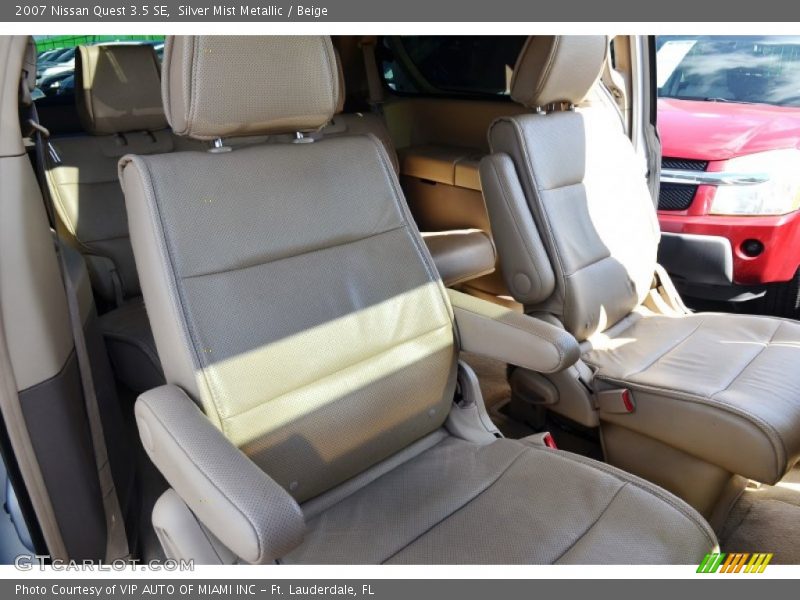 Silver Mist Metallic / Beige 2007 Nissan Quest 3.5 SE
