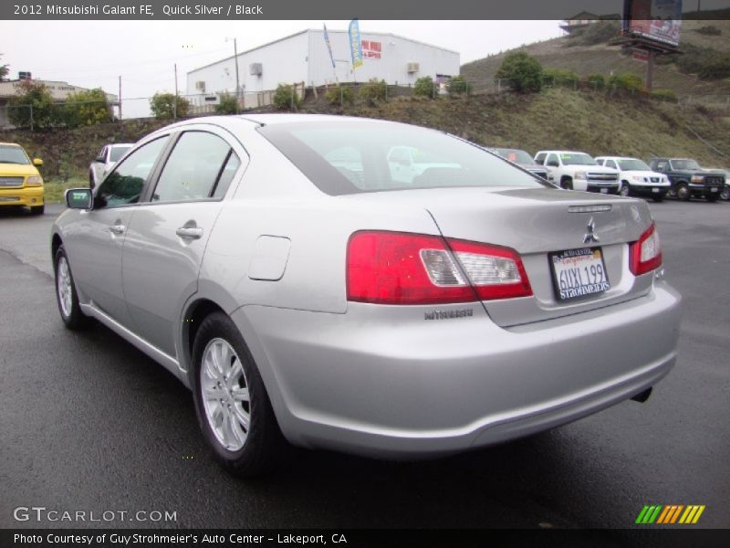 Quick Silver / Black 2012 Mitsubishi Galant FE