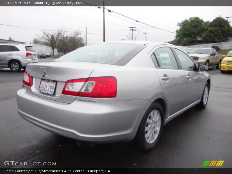 Quick Silver / Black 2012 Mitsubishi Galant FE