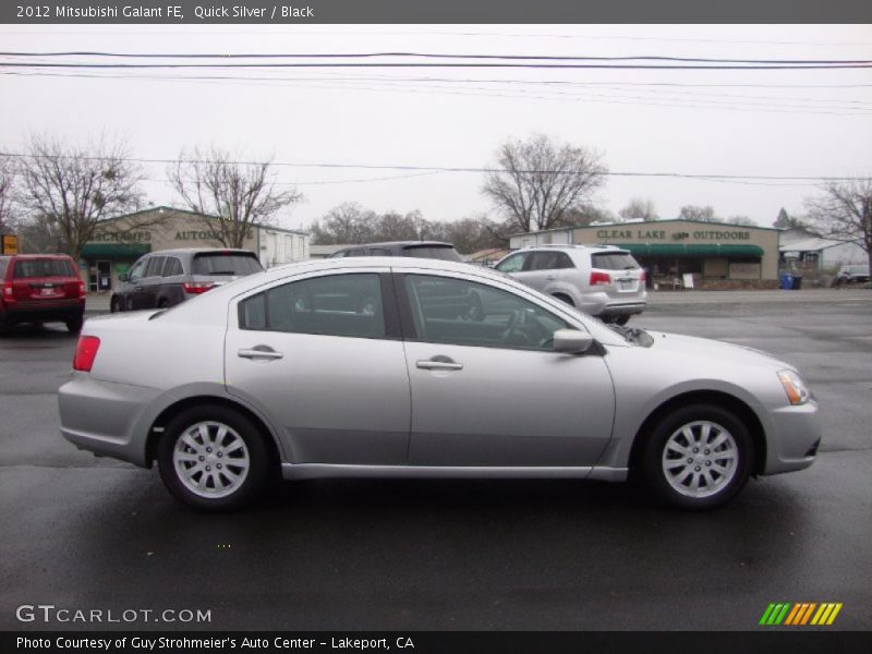 Quick Silver / Black 2012 Mitsubishi Galant FE