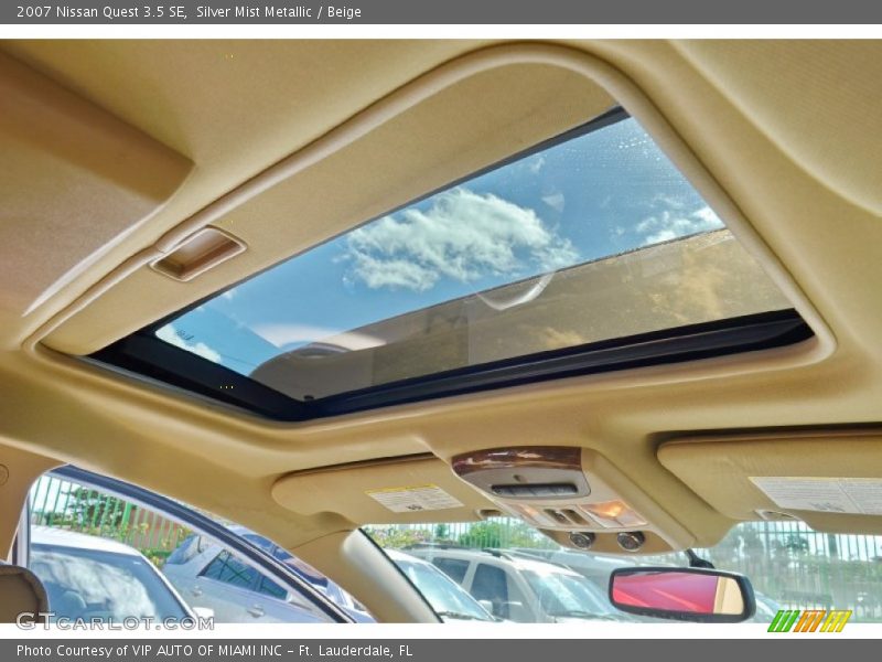 Silver Mist Metallic / Beige 2007 Nissan Quest 3.5 SE