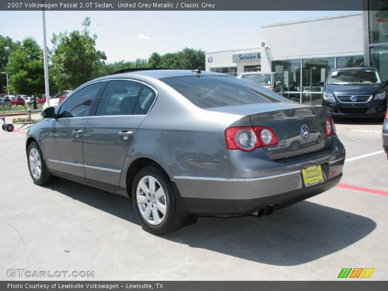 United Grey Metallic / Classic Grey 2007 Volkswagen Passat 2.0T Sedan