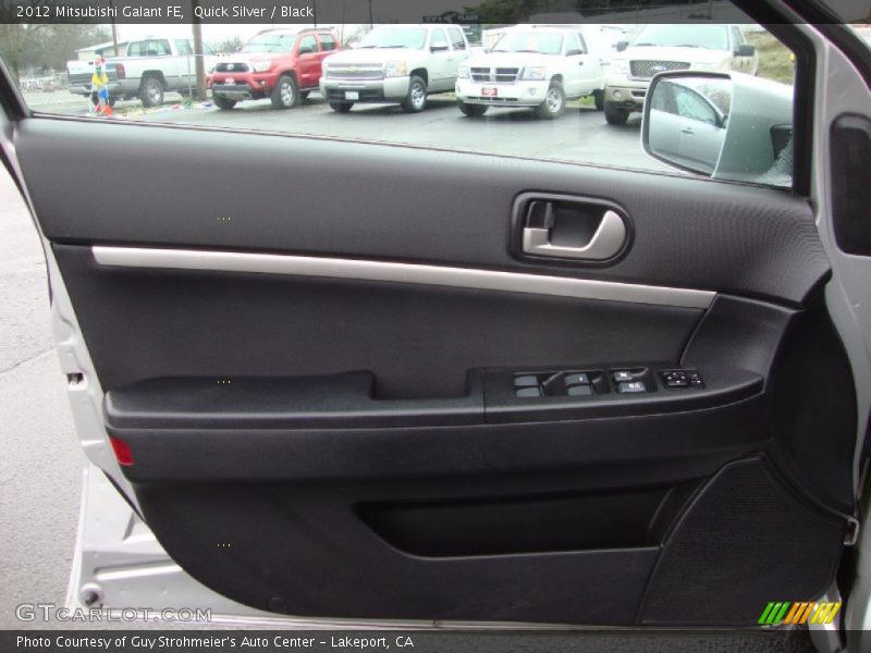 Quick Silver / Black 2012 Mitsubishi Galant FE