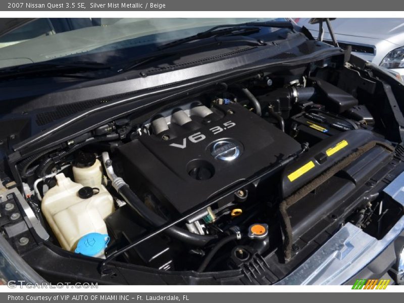 Silver Mist Metallic / Beige 2007 Nissan Quest 3.5 SE