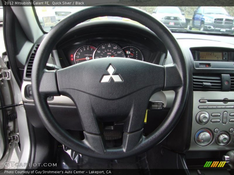 Quick Silver / Black 2012 Mitsubishi Galant FE