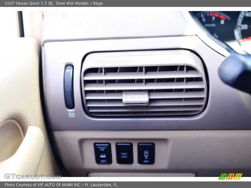 Silver Mist Metallic / Beige 2007 Nissan Quest 3.5 SE