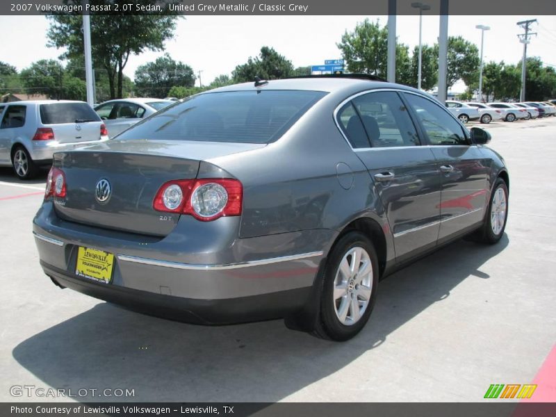 United Grey Metallic / Classic Grey 2007 Volkswagen Passat 2.0T Sedan