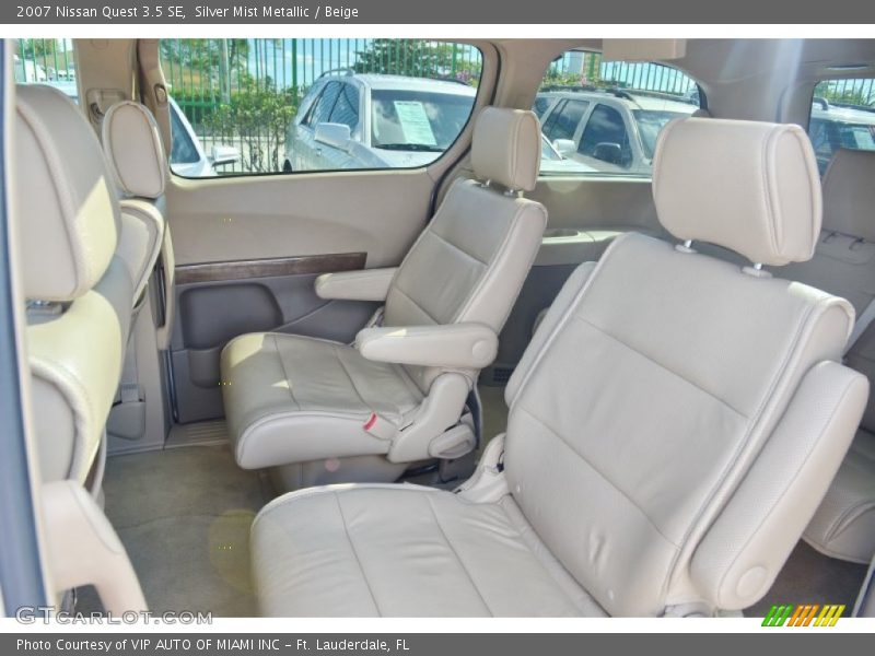 Silver Mist Metallic / Beige 2007 Nissan Quest 3.5 SE