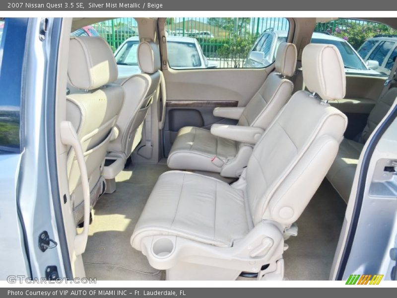 Silver Mist Metallic / Beige 2007 Nissan Quest 3.5 SE