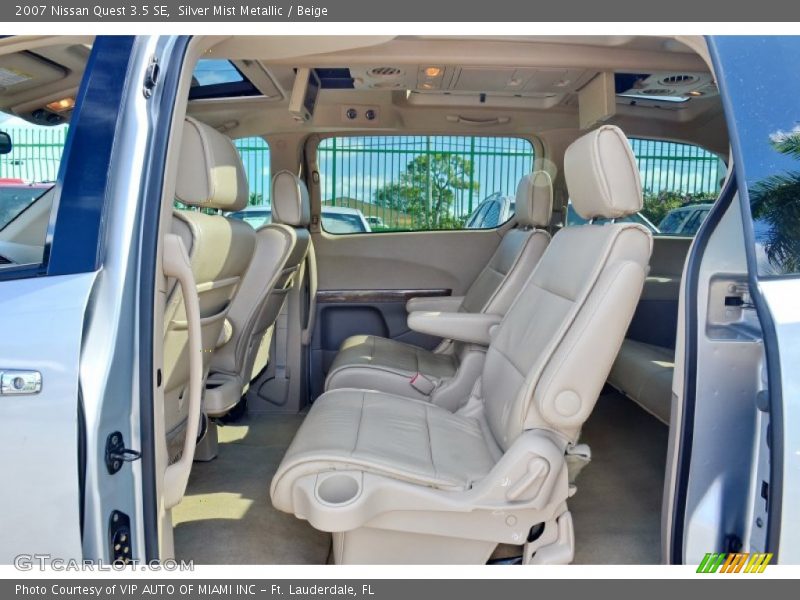 Silver Mist Metallic / Beige 2007 Nissan Quest 3.5 SE