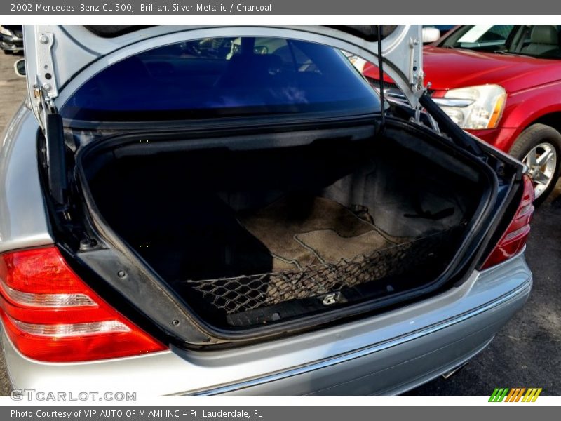 Brilliant Silver Metallic / Charcoal 2002 Mercedes-Benz CL 500