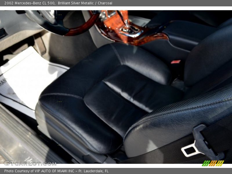 Brilliant Silver Metallic / Charcoal 2002 Mercedes-Benz CL 500