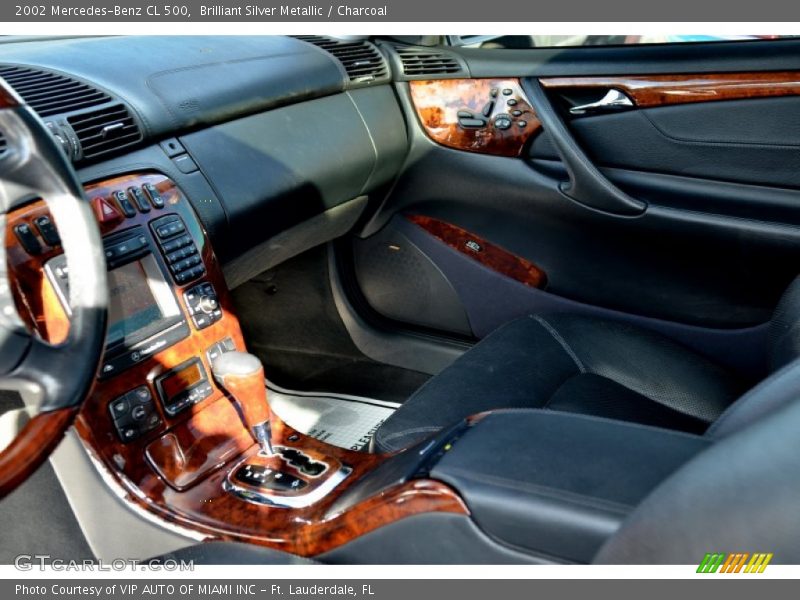 Brilliant Silver Metallic / Charcoal 2002 Mercedes-Benz CL 500